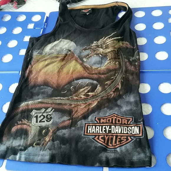 Harley-Davidson Tops - Harley-Davidson dragon tank